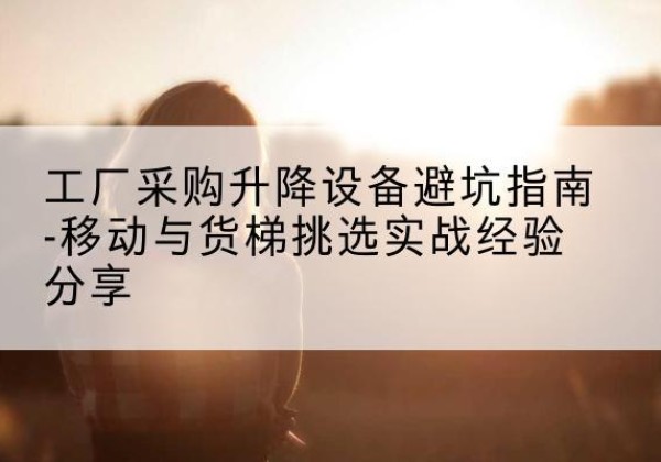 岳西移动式升降机怎么选-工厂采购升降设备避坑指南-移动与货梯挑选实战经验分享