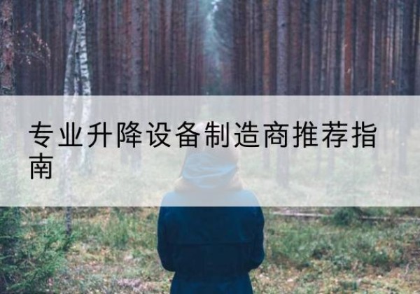 岳西电动剪叉升降平台厂家-专业升降设备制造商推荐指南